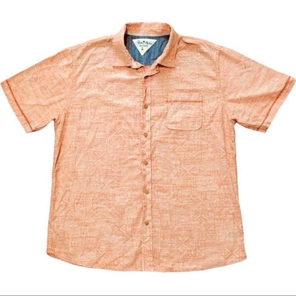 ‎Paradise collection orange Hawaiian shirt